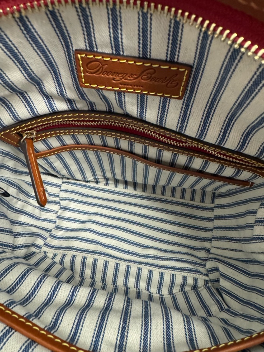 Dooney & Bourke Wayfarer Small Nylon Hobo Crossbody with Leather Trim - Picture 7 of 9